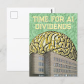 Time For AI Dividends ポストカード (正面/裏面)