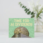Time For AI Dividends ポストカード (スタンド正面)
