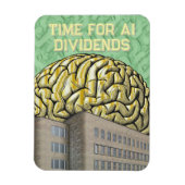 Time For AI Dividends マグネット (縦)