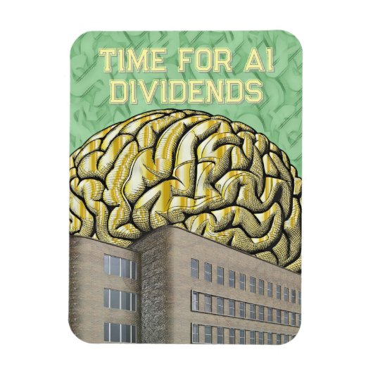 Time For AI Dividends マグネット (縦)