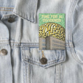 Time For AI Dividends 缶バッジ (インサイチュ)