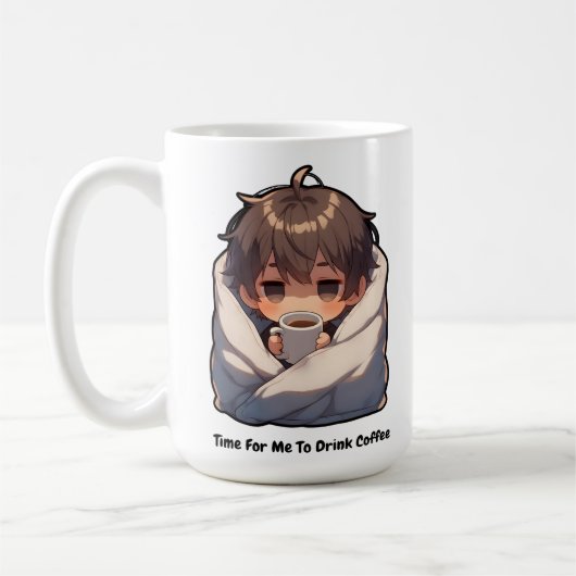 Time for me to drink coffee コーヒーマグカップ (左)