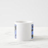 Time For Skull Bats - Pop Goth Nightmare Surreal エスプレッソカップ (正面)