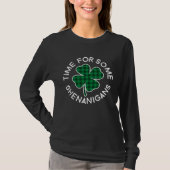 Time For Some Shenanigans Lucky C St Patrick's Day Tシャツ (正面)