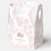 Time for Tea Baby Shower Elegant Tea Party フェイバーボックス (オープン)