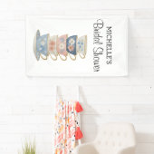 Time for Tea Bridal Shower Banner 横断幕 (インサイチュ)