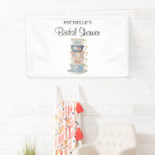 Time for Tea Bridal Shower Banner 横断幕 (インサイチュ)
