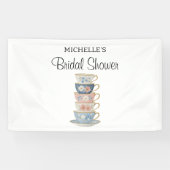 Time for Tea Bridal Shower Banner 横断幕 (横)