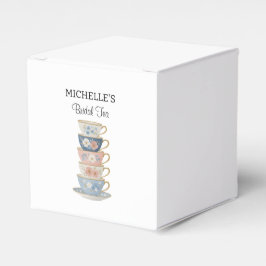Time for Tea Bridal Shower Favor Boxes フェイバーボックス