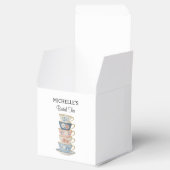 Time for Tea Bridal Shower Favor Boxes フェイバーボックス (オープン)
