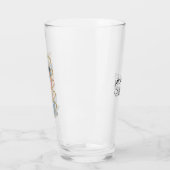 Time for Tea Bridal Shower Glass Tumbler タンブラーグラス (左)