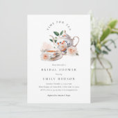 Time for Tea Bridal Shower Invitation 招待状 (スタンド正面)