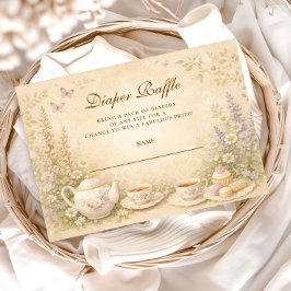 Time for Tea Garden Diapper Raffle エンクロージャーカード