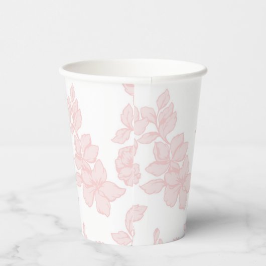 Time for Tea Pink Toile Tea Party  紙コップ (右)