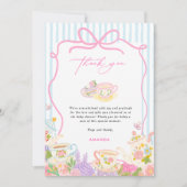 Time for tea Teapots and Cups baby shower 招待状 (正面)