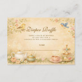 Time for Tea With the Mom-to-Be Diapper Raffle エンクロージャーカード (正面)