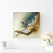 "Time for the Word"壁時計 スクエア壁時計 (ホーム)