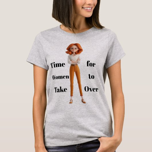 Time For Women T-Shirt Tシャツ (正面)