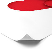 Time Found Us We Chose Love Valentine Quote ポスター (角)