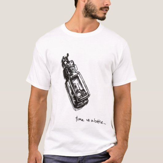 Time_in_a_Bottle Tシャツ (正面)