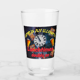 Time is an illusion タンブラーグラス