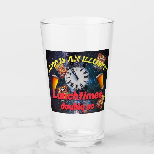 Time is an illusion タンブラーグラス (正面)