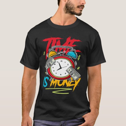 Time Is Money Drip Fruity Pebbles Dunk Low Tシャツ (正面)