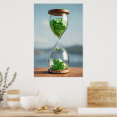 Time is Money Hourglass, Digital Downloadポスター ポスター (キッチン)