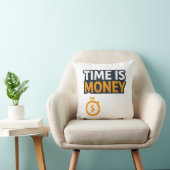 Time Is Money – Hustle Mindset T-Shirt | Entrepren クッション (椅子)