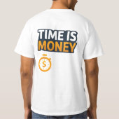 Time Is Money – Hustle Mindset T-Shirt | Entrepren Tシャツ (裏面)
