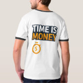 Time Is Money – Hustle Mindset T-Shirt | Entrepren Tシャツ (裏面)