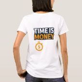 Time Is Money – Hustle Mindset T-Shirt | Entrepren Tシャツ (裏面)