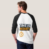 Time Is Money – Hustle Mindset T-Shirt | Entrepren Tシャツ (裏面フル)