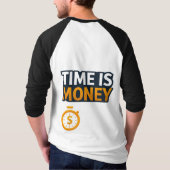 Time Is Money – Hustle Mindset T-Shirt | Entrepren Tシャツ (裏面)
