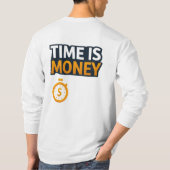 Time Is Money – Hustle Mindset T-Shirt | Entrepren Tシャツ (裏面)