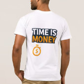 Time Is Money – Hustle Mindset T-Shirt | Entrepren Tシャツ (裏面)
