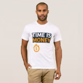 Time Is Money – Hustle Mindset T-Shirt | Entrepren Tシャツ (正面フル)