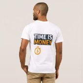 Time Is Money – Hustle Mindset T-Shirt | Entrepren Tシャツ (裏面フル)