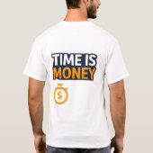 Time Is Money – Hustle Mindset T-Shirt | Entrepren Tシャツ (裏面)
