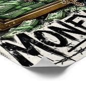 Time Is Money — Money Don't Lie (カラー) ポスター (角)