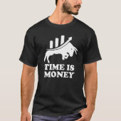 Time Is Money Shirt - MENS T SHIRT Bitcoin Tシャツ (正面)