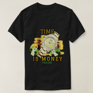 TIME IS MONEY T.R.K ストリートウェアTシャツ Tシャツ