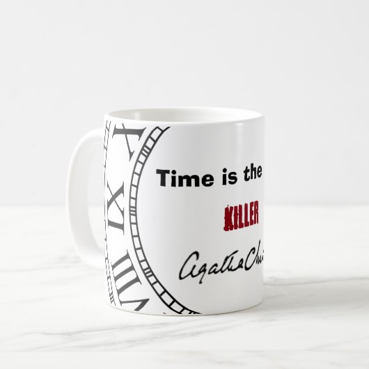 Time is the best killer Mug コーヒーマグカップ (正面左)