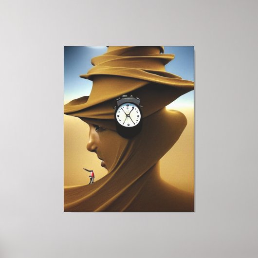 Time Is Up Canvas Print キャンバスプリント (正面)