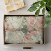 Time Keeperヴィンテージクロックフローラの分離 薄葉紙 (ギフト)