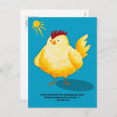 Time Management Rooster Postcards シーズンポストカード (正面/裏面)