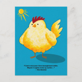 Time Management Rooster Postcards シーズンポストカード