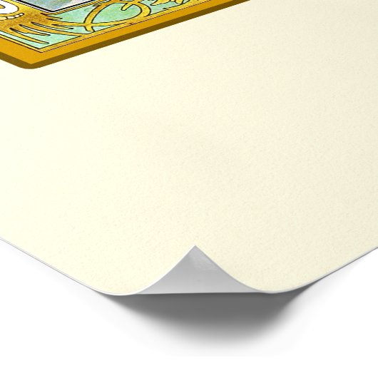 Time of the Day, Alphonse Mucha ポスター (角)