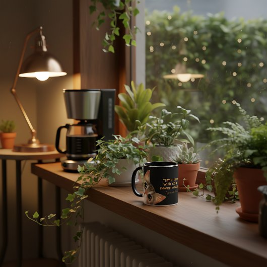 Time Spent With Cats Is Never Wasted マグカップ