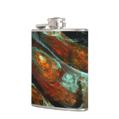 Time Split Abstract Art フラスク (左)